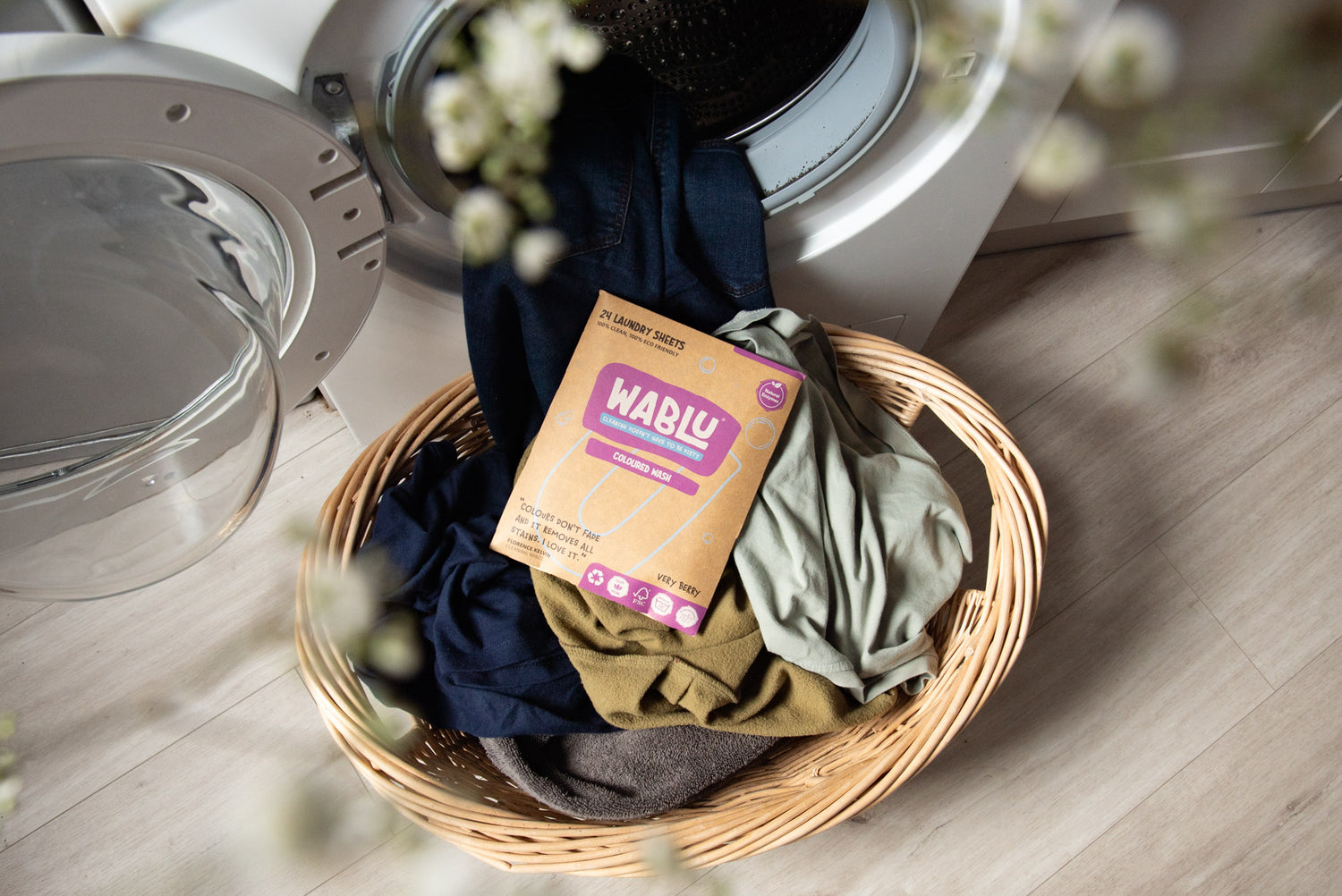 Wablu Very Berry laundry sheets